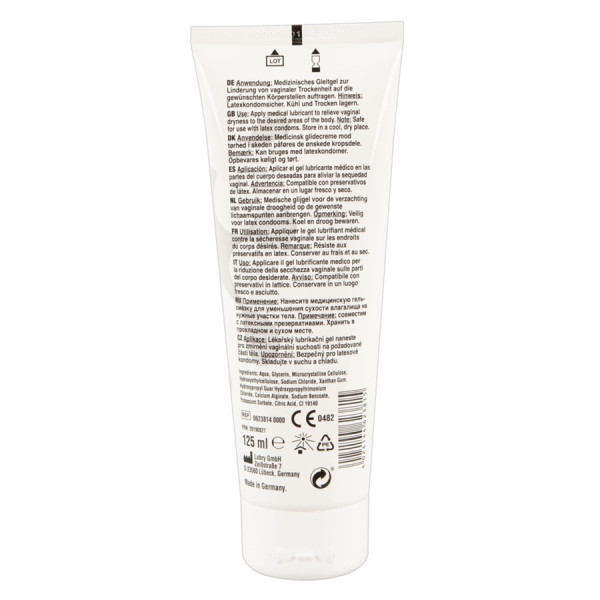 Gel lubrifiant à base d'eau imitation sperme 125 ml 